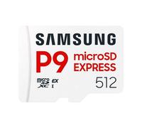 Scheda microSD Samsung P9 Express MB-MK512T 512GB 800MB/s U3 V30 A1 Bianca
