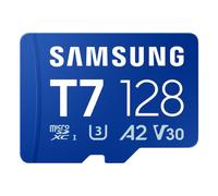 Samsung Scheda di memoria microSD T7 da 128 GB, scheda di memoria per smartphone, tablet e console palmare, fino a 170 MB/s di lettura, MB-MB128T/WW