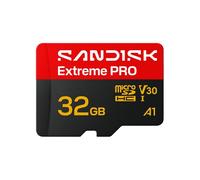 SANDISK Scheda microSDXC UHS-I Extreme PRO 32 GB, video 5K e 4K UHD, lettura 100 MB/s, scrittura 90 MB/s, A2, U3, V30, ad alta velocità, per Android, action cam e videogiochi