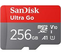 Scheda microSD SanDisk Ultra Go 256GB, veloce fino a 150MB/s, espande storage sm