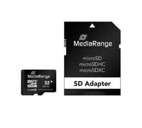 Scheda microSDHC Mediarange MR959 32GB Classe 10 con adattatore SD