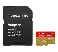 Scheda microSDHC SanDisk Extreme Plus 32GB UHS-I U3 V30 A2 resistente