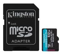 Kingston Canvas Go Plus microSDXC Scheda Di Memoria Gen4 200MB/s A2 U3 V30 512GB Adattatore Incluso-SDCG4/512GB