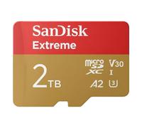 Scheda MicroSDXC Sandisk Extreme 2TB UHS-I 240MB/s 140MB/s U3 V30 A2