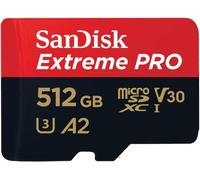 Scheda microSDXC UHS-I SanDisk Extreme PRO 512 GB A2 V30 200 MB/s 4K UHD