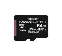 Kingston Technology Scheda micSDXC Canvas Select Plus 100R A1 C10 da 64GB confezione singola senza adattatore