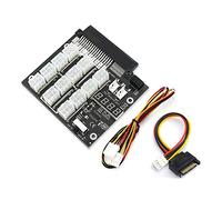 Scheda mineraria a 12 porte a 6 pin con display LED e pensile per server Dell 2400 W 12 A scheda di mining 12 V ForDell 750 W 1050 W 1100 W 1750 W 2000 W 2400 W Potenza