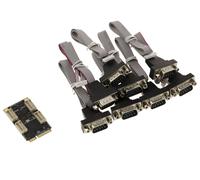 Scheda Mini PCIe MiniPCIE 8 Porte Serie COM RS232 DB9 - CHIPSET EXAR XR 17V358