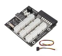 Scheda Mining GPU 12 Porte 6 Pin, Alimentatore 800W 1400W 1600W 2200W, Display LED Tensione con Flash LED, Modulo 12V Alta Stabilità per Crypto Miner