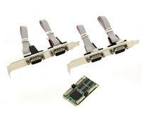 Scheda MiniPCIe - COM RS232 - 4 Porte - Mini PCI Express