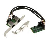 Kalea Informatique Scheda Mini PCIe 2 Porte 2,5 GbE RJ45 - Doppio chipset Realtek RTL8125