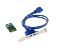 Scheda MiniPCIe - USB3 SUPERSPEED - 2 Porte - Mini PCI Express VIA VL806