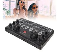 Scheda Mixer, Scheda Live Portatile, Piccola Scheda broadcast. Compatibile con Telefoni Cellulari, Computer e tablet. 8 di Effetti Sonori