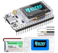 Scheda modulo ESP32 Lora V3 con batteria da 1100 mAh e custodia - con antenna 868 MHz e custodia SX1262 Lora V3 per Meshtastic AR duino LoRawan IOT