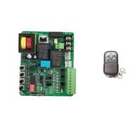 Scheda motore cancello scorrevole 220V/110V con chiusura automatica arresto lento telecomando 433 MHz e scheda mobile,Resistenza a tutte le intemperie(PCB 3 remote 220V)