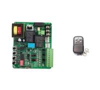 Scheda motore cancello scorrevole 220V/110V con chiusura automatica arresto lento telecomando 433 MHz e scheda mobile(PCB 2 remote 220V)