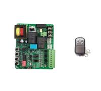 Scheda motore cancello scorrevole 220V/110V con chiusura automatica arresto lento telecomando 433 MHz e scheda mobile,Resistenza a tutte le intemperie(PCB 4 remote 220V)