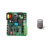 Scheda motore cancello scorrevole 220V/110V con chiusura automatica arresto lento telecomando 433 MHz e scheda mobile,Resistenza a tutte le intemperie(PCB 5 remote 220V)