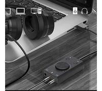 Scheda Multifunzione USB SC2 con Cuffia Combinazione PC, Laptop, Scheda Facile, Indicatori Blu/rosso per gli Appassionati