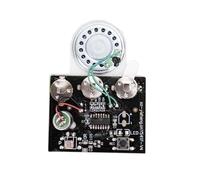 Scheda musicale programmabile con chip per biglietti di auguri, regali fai da te, 30 secondi e 30 secondi, controllo dei tasti, modulo registrabile audio vocale (controllo fotosensibile)
