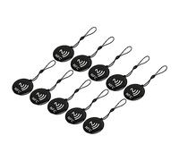 Scheda NFC 10 Pezzi con Memoria 8 Kbit, Distanza di Lettura e Scrittura 2,5-10 Cm per Casa, Scuola, Ufficio, ABS IC Bianco 35 Mm