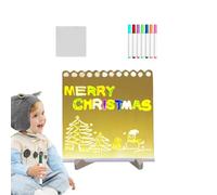 Scheda note a LED | Blocco note acrilico illuminato, tavolo da disegno illuminato, scheda note LED squisito, lavagna acrilica multifunzionale cancellabile per la scuola, caffetteria,