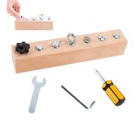 Scheda occupata, 1 Set di Strumenti per Bambini, Giocattolo di apprendimento in Legno Traffico, Bordo del cacciavite attività del cacciavite attività Montessori Toys Skills Basic Skills Educational S