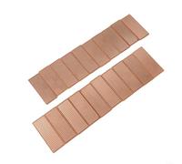 Scheda PCB su un solo lato, confezione da 20, 25 x 66 mm, pre-stagnata | Fori in rame pre-stagnato, passo 2,54 mm, diametro 1 mm, facile saldatura, set da 20 pezzi