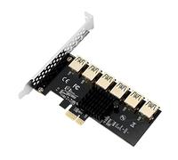 Scheda PCI-E Mining PCIe 6x USB 5Gbps PCI-Express Adattatore da 1 a 16x Moltiplicatore USB da 1 a 6 per BTC Miner Pci-e Expansion Card Extender