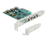 Scheda PCI-E x4 a 4 x USB-C 10 Gbps - Profilo Basso, Controller USB