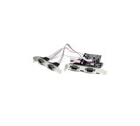 StarTech Scheda seriale PCIe PEX4S553 – 4 porte RS-232, 16550 UART – basso profilo
