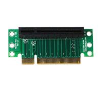 Scheda PCI-Express 8X Adattatore ad angolo sinistro di 90 gradi Altezza 1U Computer Server PCIe Presa PCIe Splitter alto Lettore di cavi di prolunga Convertitore Cavo di trasmissione Base Cavo di