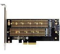 SCHEDA PCI EXPRESS ADD-ON M.2 NGFF /NVME CHIAVI B, M E B+M 30-110MM