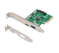 SCHEDA PCI-EXPRESS USB TYPE-C. + USB-A DIGITUS