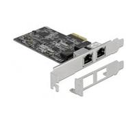 Delock Scheda PCI Express x2 su 2 x RJ45 2,5 Gigabit LAN RTL8125 - Nouvo