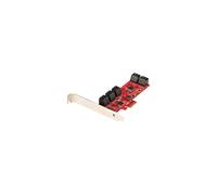 StarTech.com Scheda PCIe SATA - Scheda di Espansione PCIe SATA a 10 porte - 6 Gbps - Staffa a Profilo Basso/Alto - 10 Connettor