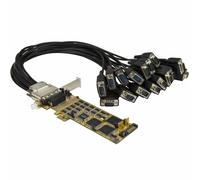 Startech Rs232 Db9 16 Port Pcie One Size Black / Silver / Bronze