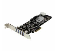 Startech Pcie 4 Port Usb 3.0 Sata Molex Uasp One Size Black / Silver