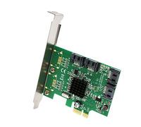 Scheda PCIe 2.0 x1 4 porte SATA III Non-RAID, Marvell 9215, con staffa a basso profilo