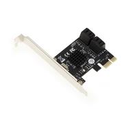 Scheda PCIe 4 Porte SATA 3 6G - CHIPSET Marvell 88SE9215 - HIGH LOW PROFILE