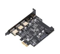 Scheda PCIe A USB 3.2 Gen 2, 5 Porte USB (3 Porte USB Tipo A e 2 Porte USB C) Scheda di Espansione PCI con Larghezza di Banda di 20 Gbps, Supporta Linux e OS X, per Computer