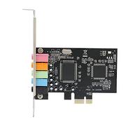Scheda PCIe, Adattatore Surround 5.1 Interno con Staffa Bassa, CD Driver, Chip CMI8738, Supporto 32/64 Bit per Desktop PC, , 1 Pezzo