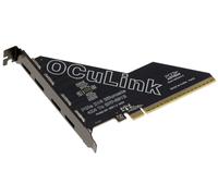 Scheda PCIe Gen 4.0 x16 Verso 4 Porte Oculink SFF-8612 SFF-8611