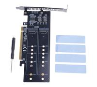 Scheda PCIe Gen4 X16 con velocità di trasferimento di 64 Gbps, accesso rapido allo stoccaggio, supporto dell'unità, facile configurazione, scheda di connessione per computer di raffreddamento