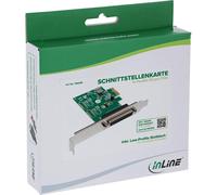 Scheda PCIe InLine 76625E Parallela DB25 Profilo Basso Bidirezionale