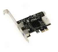 Scheda PCIe USB PS/2 PS2 - CHIPSET ASIX 9990 - Staffe High Low Profile