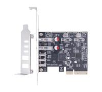 Scheda PCIe USB3.2 con 5 porte tra cui 3xType C e 2x TypeA USB C ad alta velocità 10Gbps per PC PCIExpress Slot USB Card