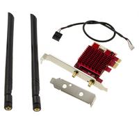 Scheda PCIe X1 WiFi 6 IEEE 802.11AX E Bluetooth 5.1 INTEL AX200 NGW