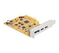 DELOCK 90161 - PCIe x4 > 2x USB 3.1 esterno di tipo C, uscita video