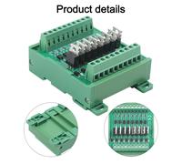 Scheda per plc 8 12V 24VDC compatibile design compatto alloggiamento ignifugo